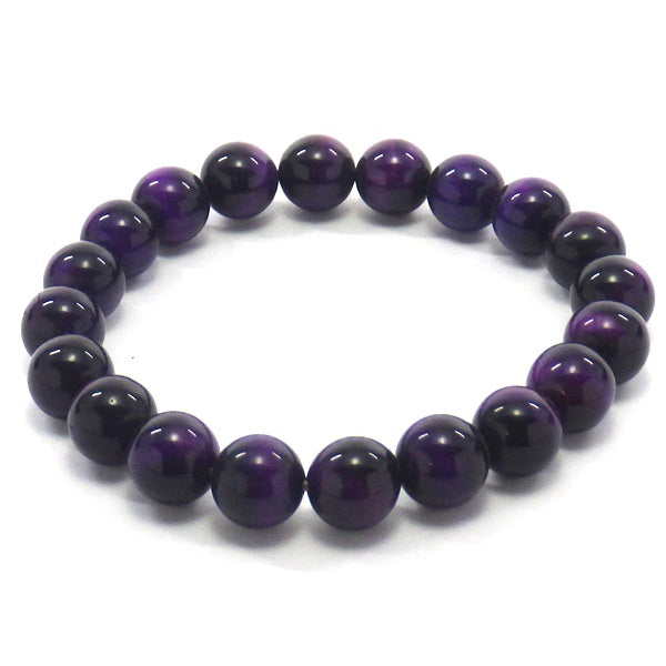 AA級パープルタイガーアイブレスレット10mm【紙箱付き】