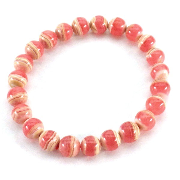 A級 インカローズ ブレスレット 8mm【高級ケース付き】