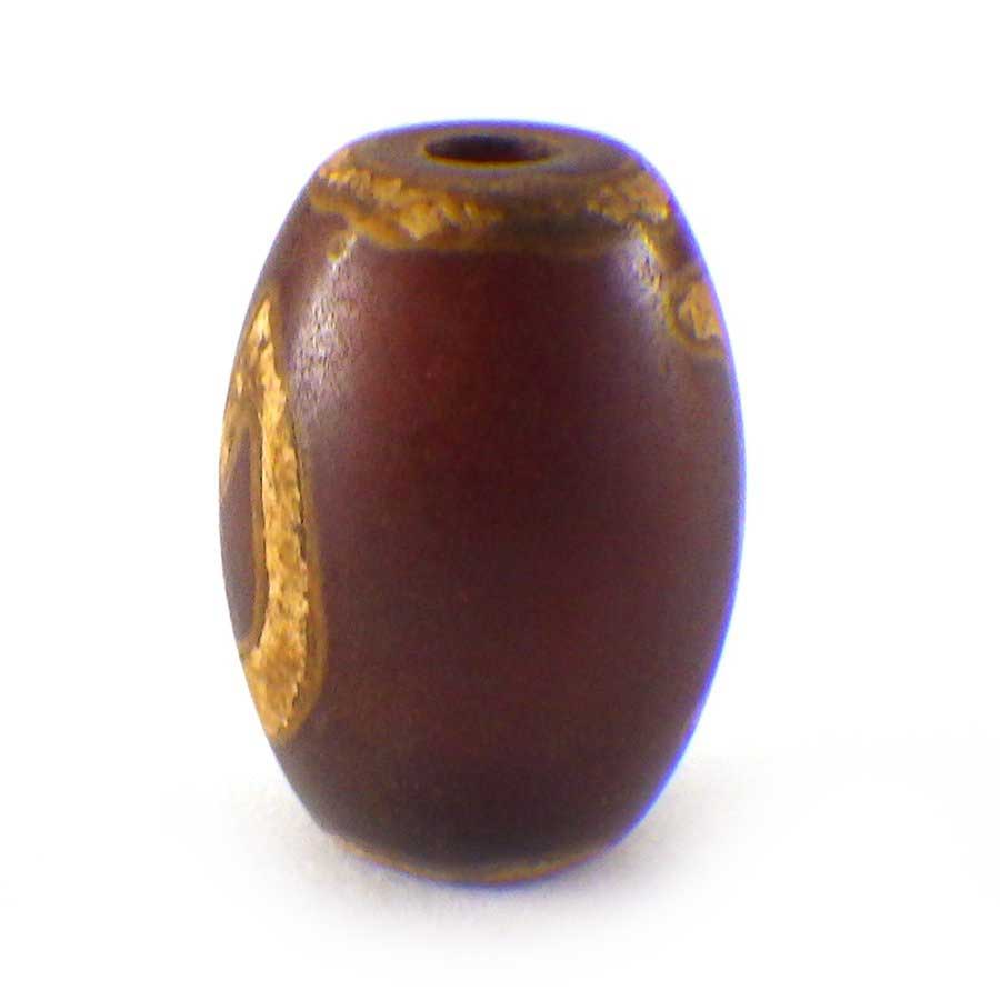 日月天珠(小)(老茶)(1個)