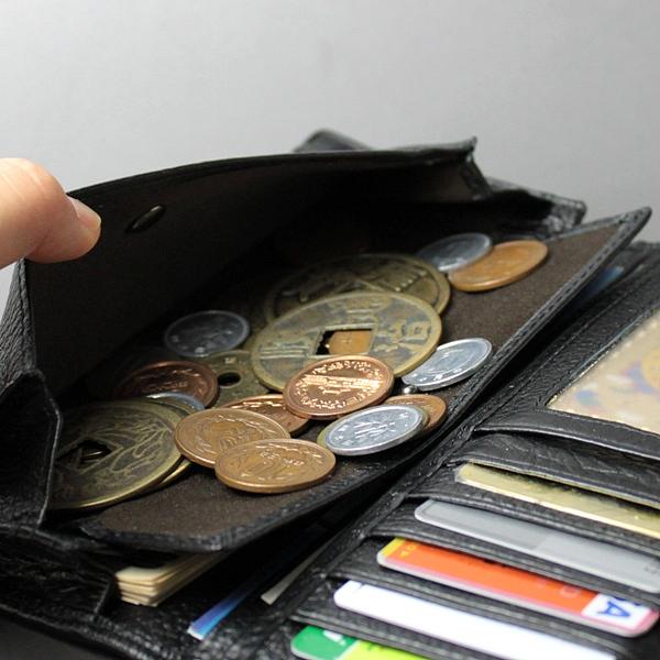 風水財布「鳳凰」(長財布)(黒)【少々難有のため半額特価】