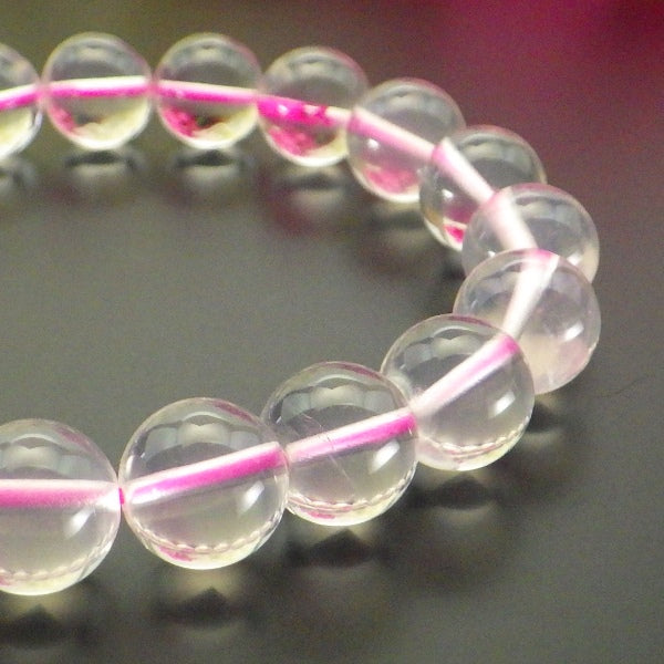 AAA級ローズクォーツブレスレット10mm【紙箱付き】