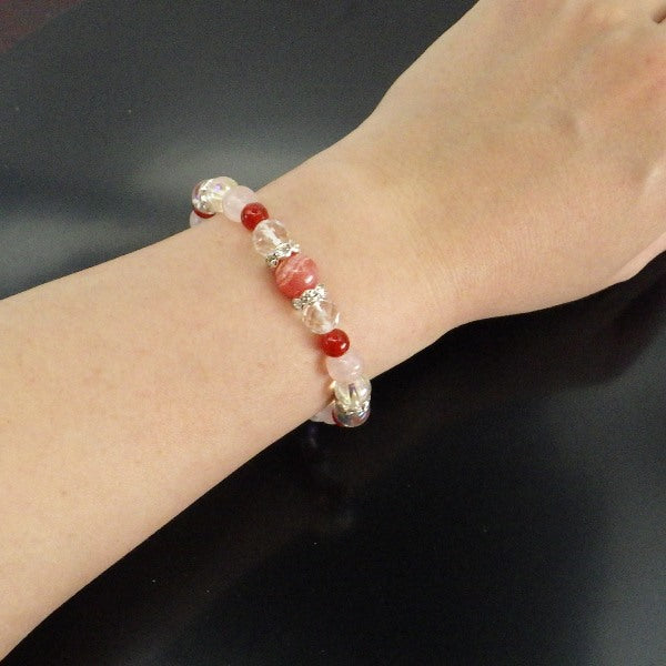 7月誕生石ブレスレット 7月生まれ レディース ブレスレット●石の意味カード【紙箱付き】