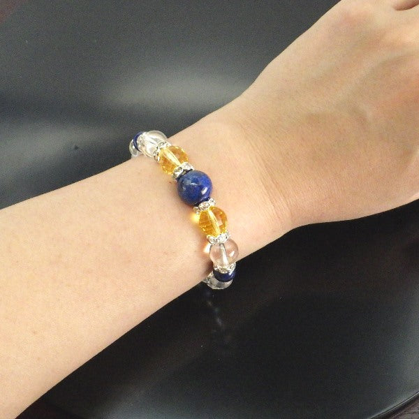 9月誕生石ブレスレット 9月生まれ レディース ブレスレット●石の意味カード【紙箱付き】