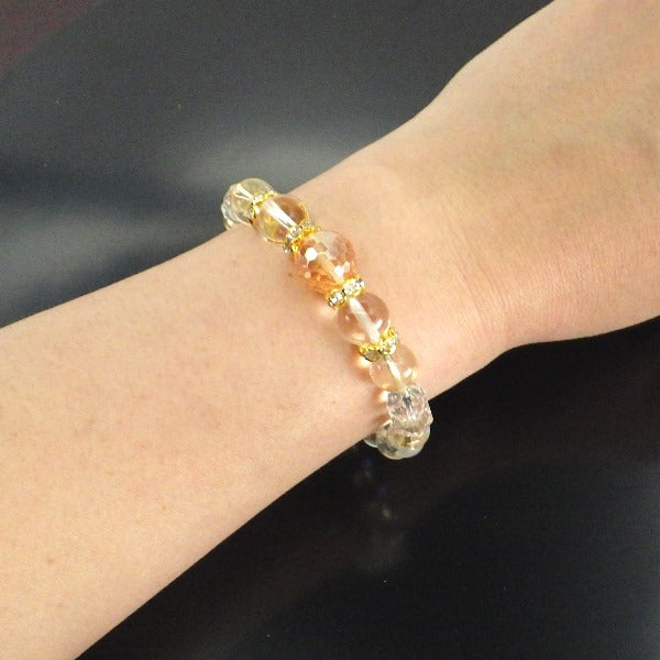 11月誕生石ブレスレット 11月生まれ レディース ブレスレット●石の意味カード【紙箱付き】