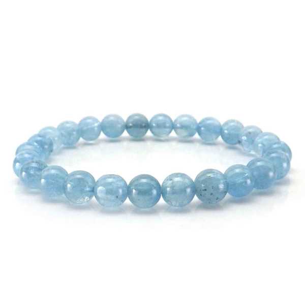 AAA級 アクアマリン ブレスレット 7mm 【高級ケース付き】