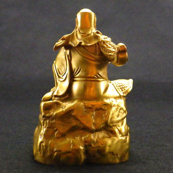 銅製 長髭座関羽公