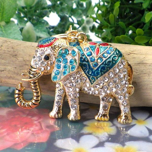 「象 ゾウ」キーホルダー(Aタイプ)