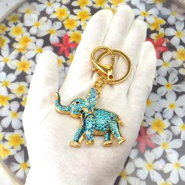 「象 ゾウ」キーホルダー(Bタイプ)