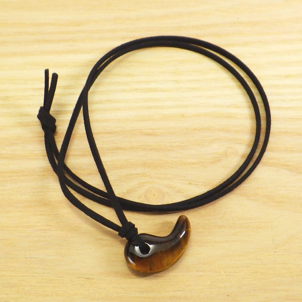 勾玉ネックレス(タイガーアイ)