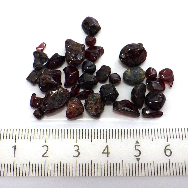 天然石 ガーネット タンブル(小粒)(さざれ)(100g)