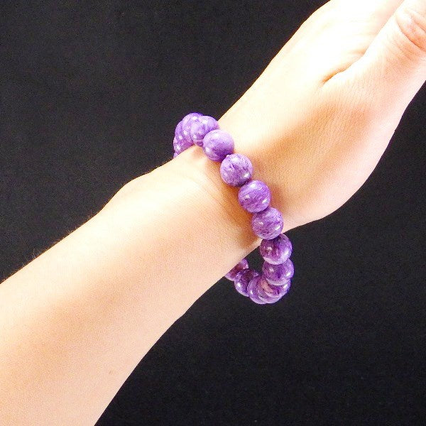 AAAA級チャロアイトブレスレット10mm【高級ケース付き】