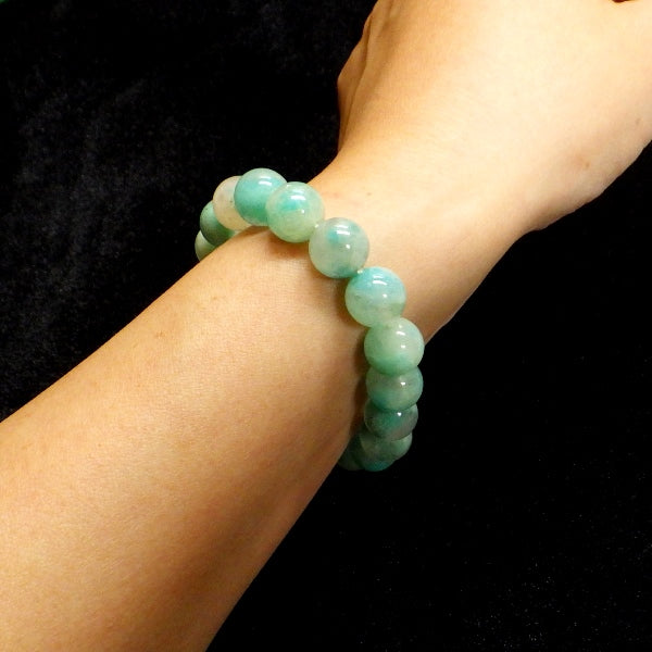 AAA級 アマゾナイトインクォーツ ブレスレット 10mm【高級ケース付き】