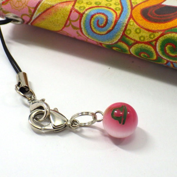 星座別色別開運玉ストラップてんびん座 (ひも製ストラップ付き)