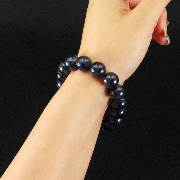 AAA級 サファイア ブレスレット 12mm 【高級ケース付き】