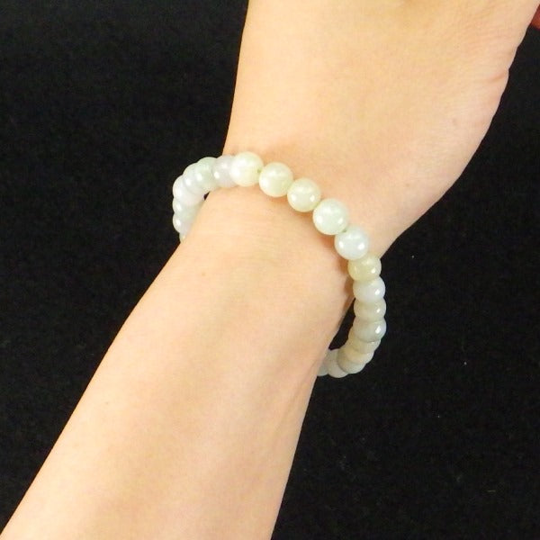 AA級 ジェイド (本翡翠) ブレスレット 7mm 【高級ケース付き】