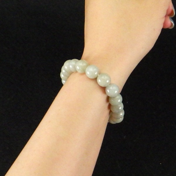 AA級 ジェイド (本翡翠) ブレスレット 10mm 【高級ケース付き】