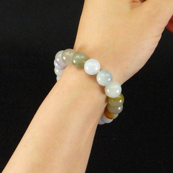 AA級 ジェイド (本翡翠) ブレスレット 11mm 【高級ケース付き】