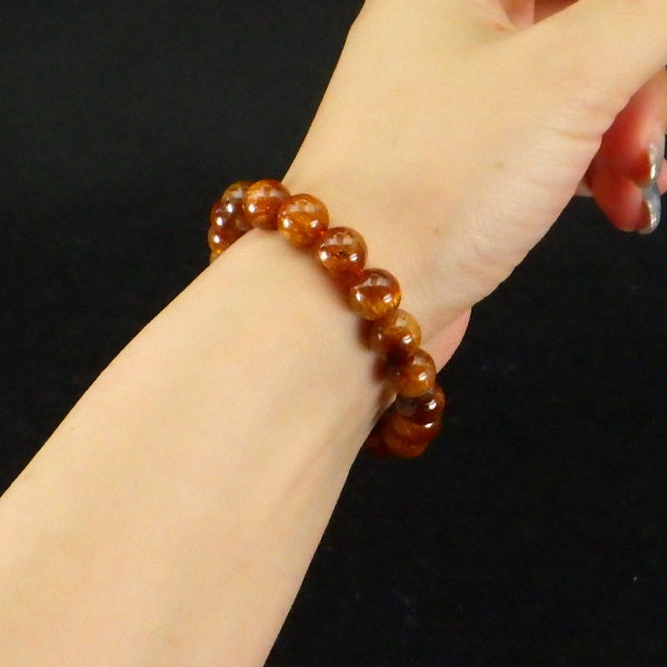 AA級 キャッツアイルチル クォーツ ブレスレット9mm【高級ケース付き】