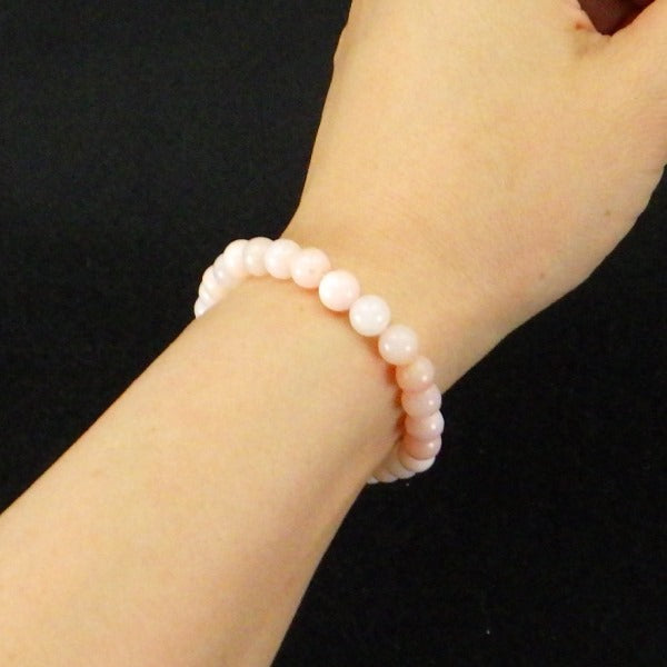 ピンクオパール ブレスレット6mm【紙箱付き】