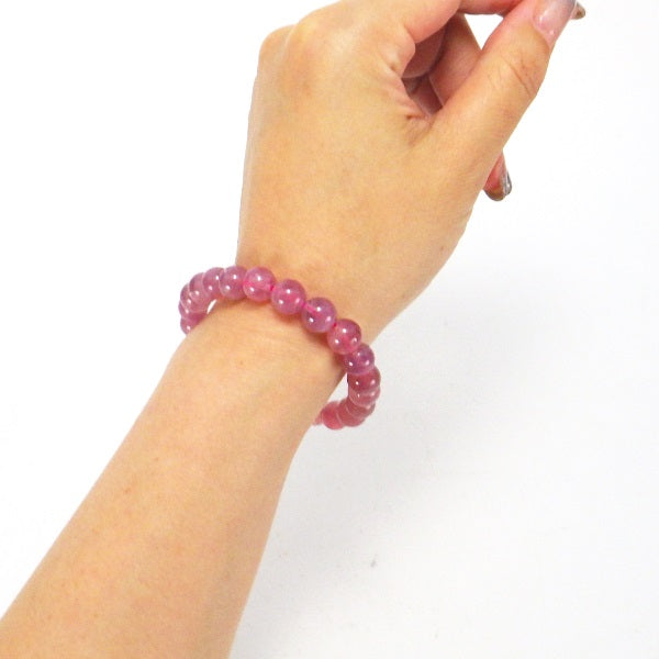 AAAA級 ディープローズクォーツ ブレスレット 8mm 【高級ケース付き】