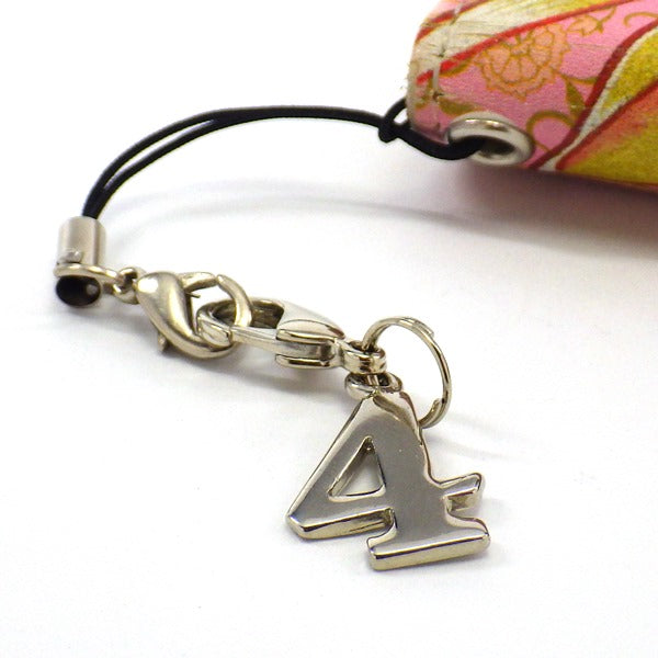 シルバープレートストラップ4(ひも製ストラップ付き)