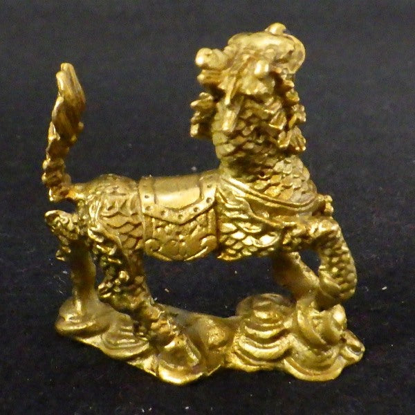 銅製 麒麟(小)1個【少々難有のため特価】【訳アリ 返品・交換不可】