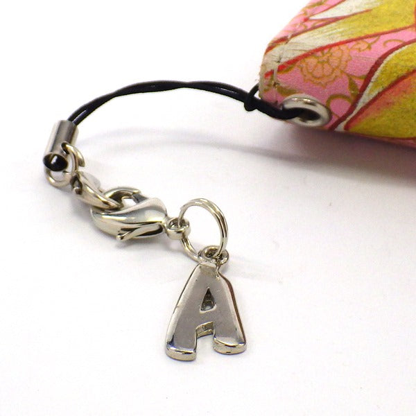 シルバープレートストラップA (ひも製ストラップ付き)