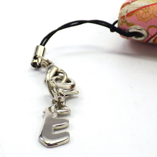 シルバープレートストラップE(ひも製ストラップ付き)