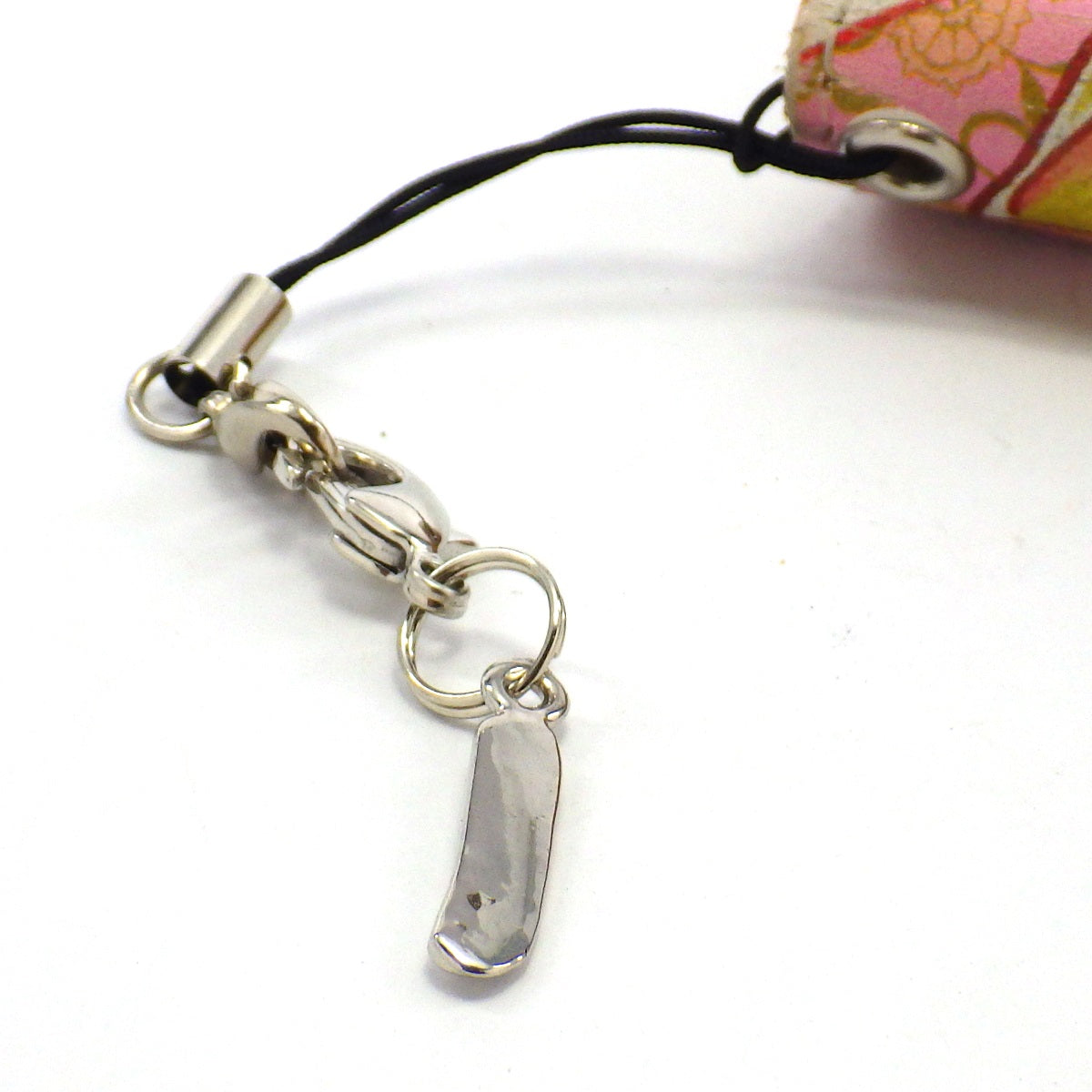 シルバープレートストラップI (ひも製ストラップ付き)