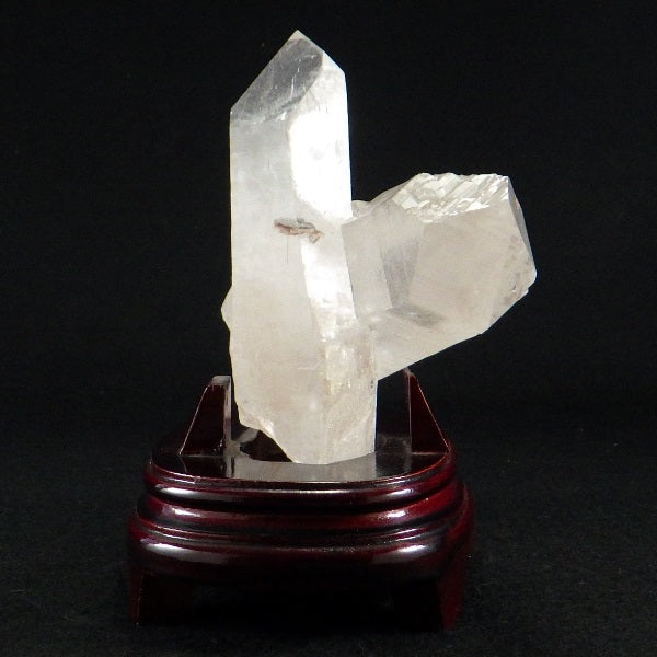 天然水晶クラスター1500g 台付き 現物販売