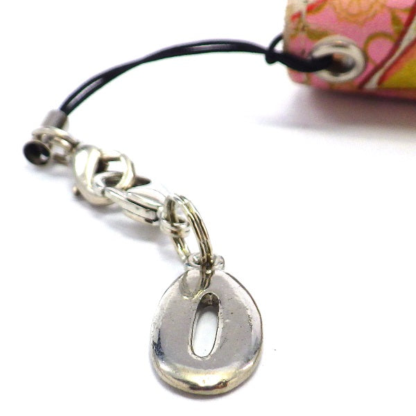 シルバープレートストラップO (ひも製ストラップ付き)