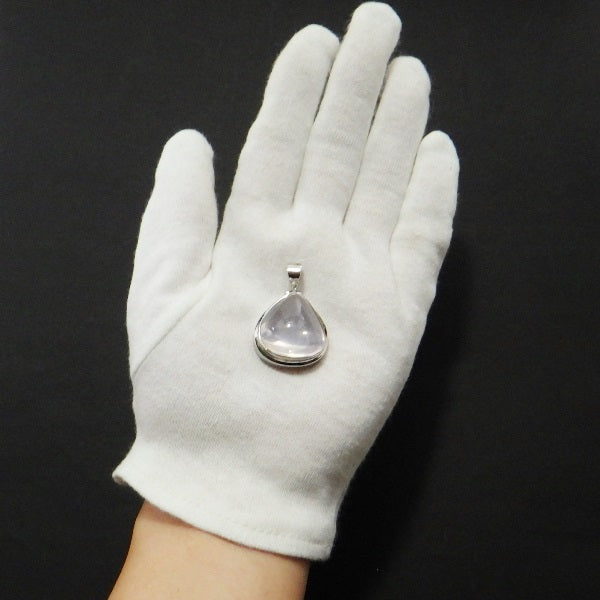 AAA級ローズクォーツ ペンダントトップ 13g-2 現品限り