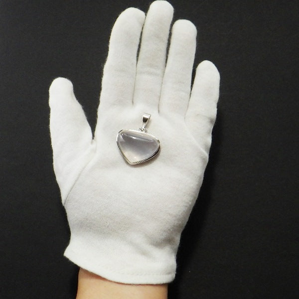 AA級ローズクォーツ 三角ペンダントトップ 現品限り