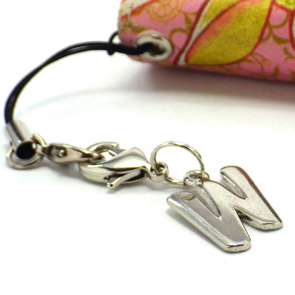 シルバープレートストラップW (ひも製ストラップ付き)