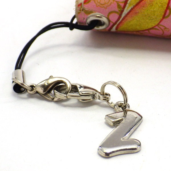 シルバープレートストラップZ(ひも製ストラップ付き)