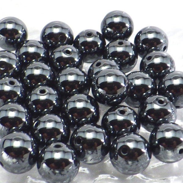 パワーストーン パーツ ヘマタイト 10~10.9mm 一粒売り バラ売り●磁気なし