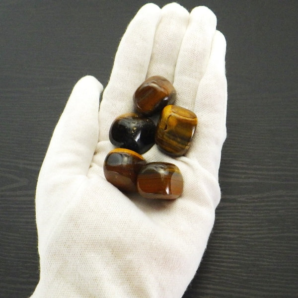 タイガーアイ キューブ型 タンブル 5個セット (小)