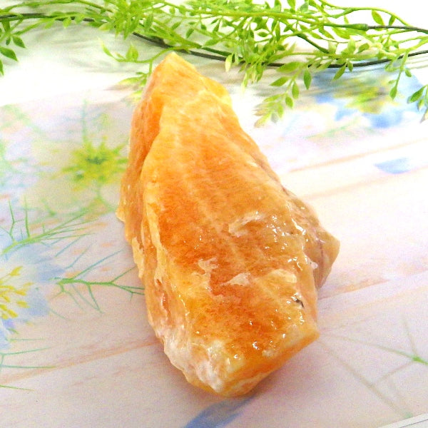 オレンジカルサイト 原石 1563g【現物販売】