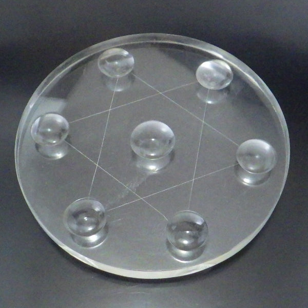 タイガーアイ七星陣 大(アクリル台座大)