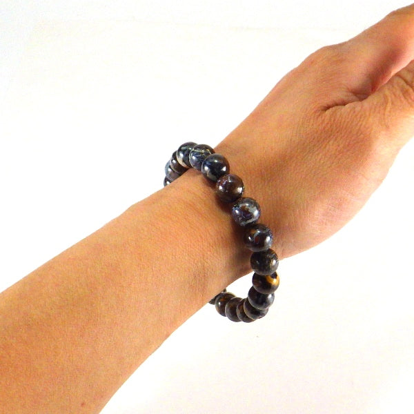 現物販売 AAA級ボルダーオパールブレスレット8mm【高級ケース付き】