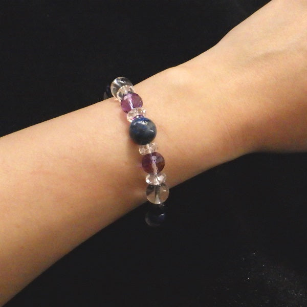 9月誕生石ブレスレット 9月生まれ メンズ ブレスレット●石の意味カード【紙箱付き】