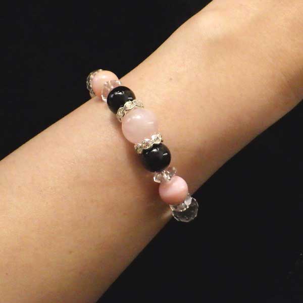 10月誕生石ブレスレット 10月生まれ メンズ ブレスレット●石の意味カード【紙箱付き】