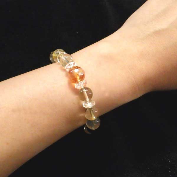 11月誕生石ブレスレット 11月生まれ メンズ ブレスレット●石の意味カード【紙箱付き】【11月特価商品】