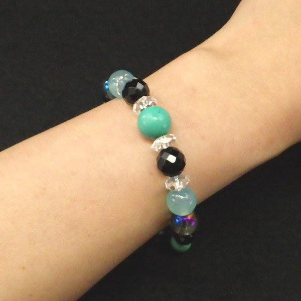 12月 誕生石ブレスレット 12月生まれ メンズ ブレスレット●石の意味カード【紙箱付き】