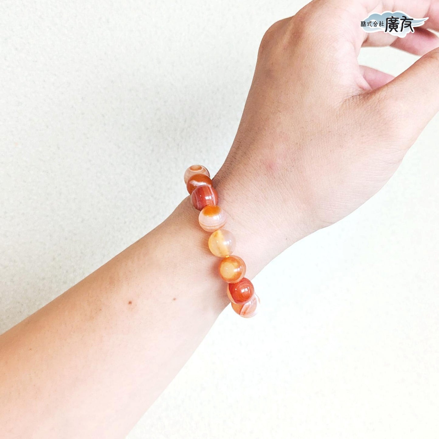 赤天眼石ブレスレット10mm【紙箱付き】【新商品】