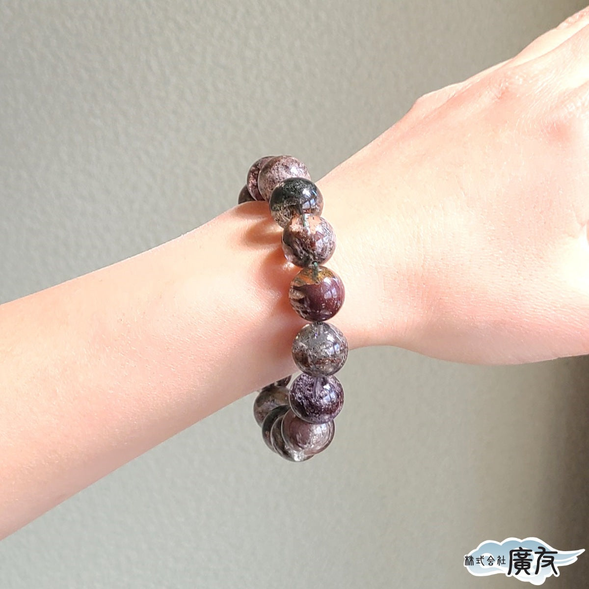 AA級 ガーデンクォーツ ブレスレット13mm【高級ケース付き】