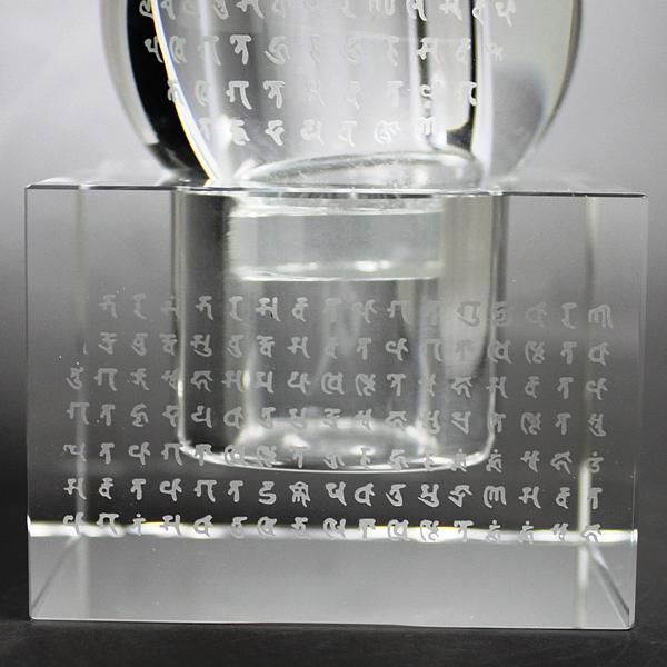 人工(溶錬)水晶 五輪塔(ごりんとう)