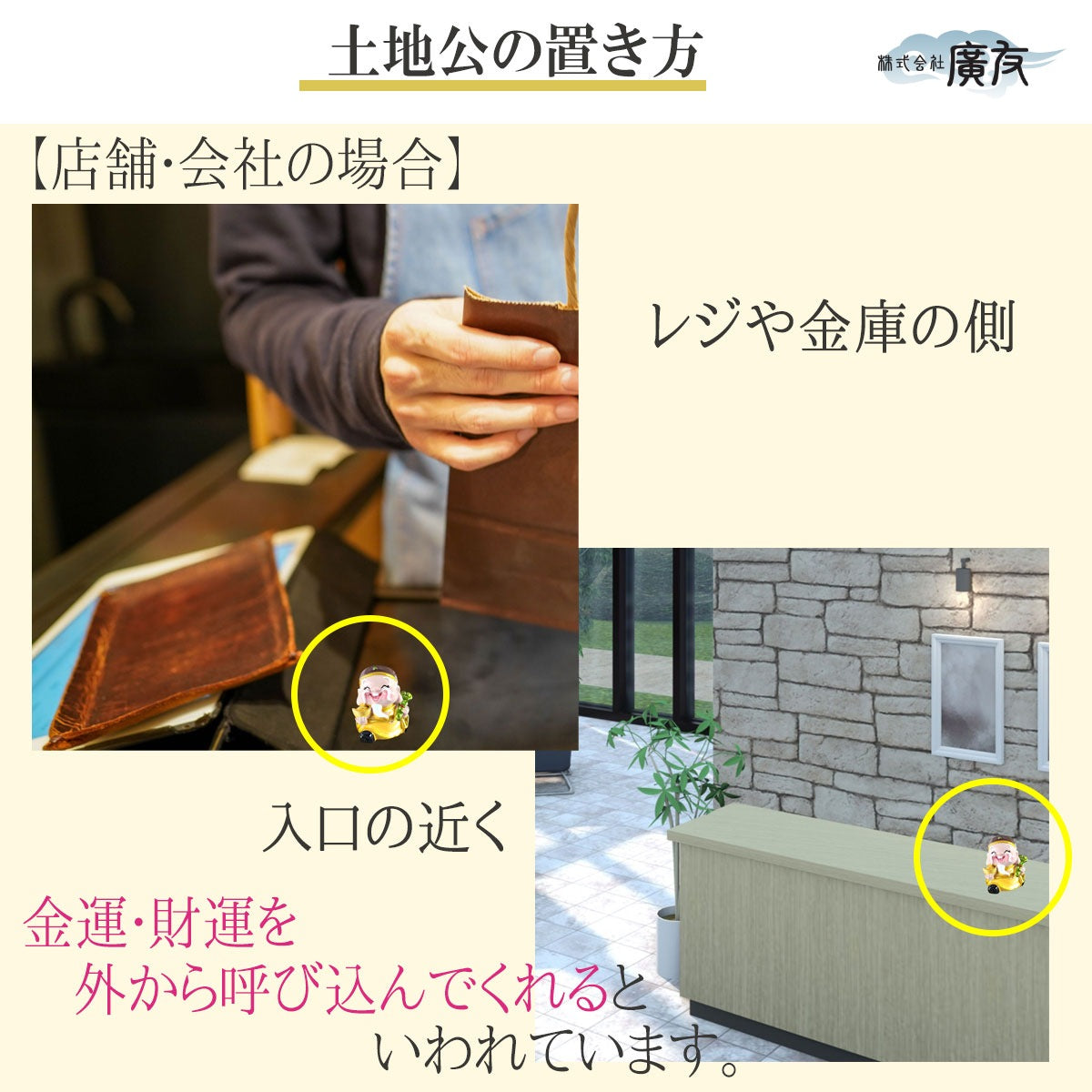 土地を守る財運祈願の神様 樹脂製 土地公(福徳正神) 【新商品】