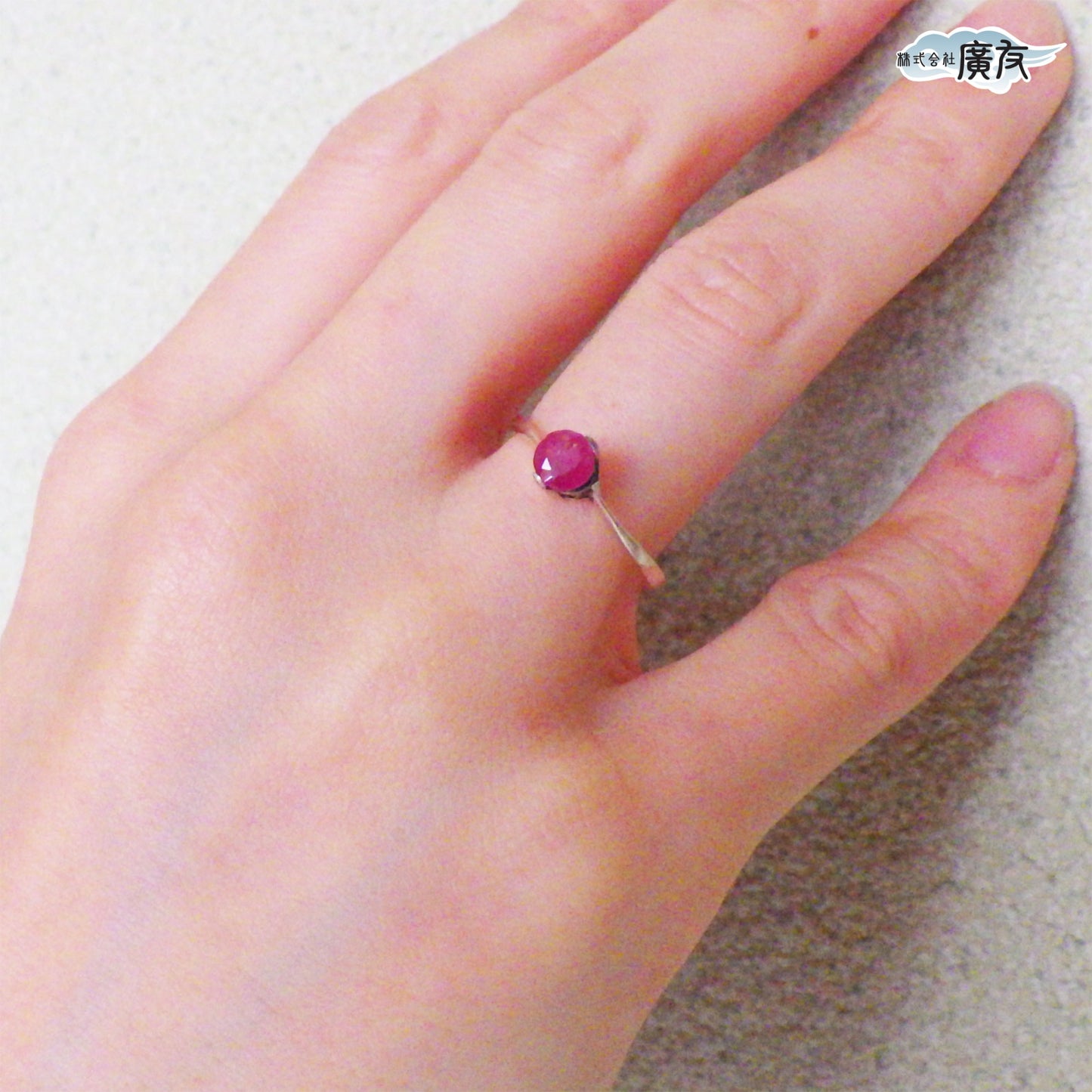 ルビー リング 指輪 一粒【新商品】