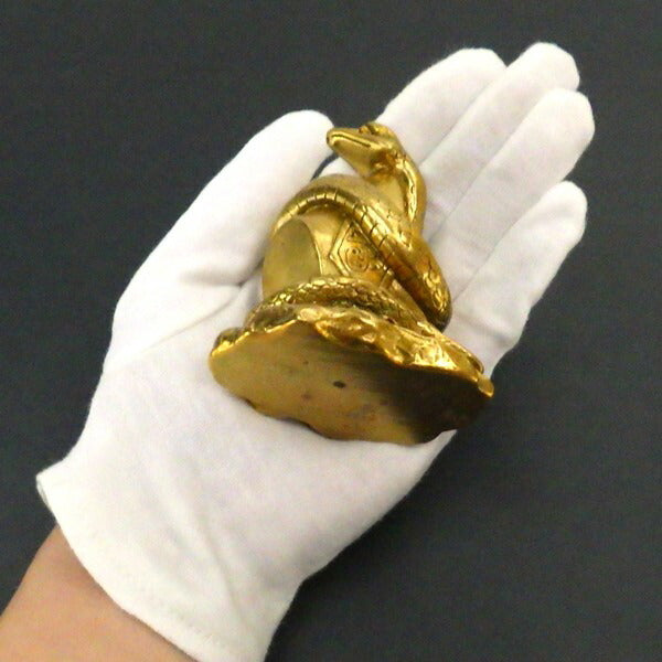 銅製 財ヘビ 巳・蛇